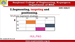 2.Segmenting, targeting and
positioning.
 