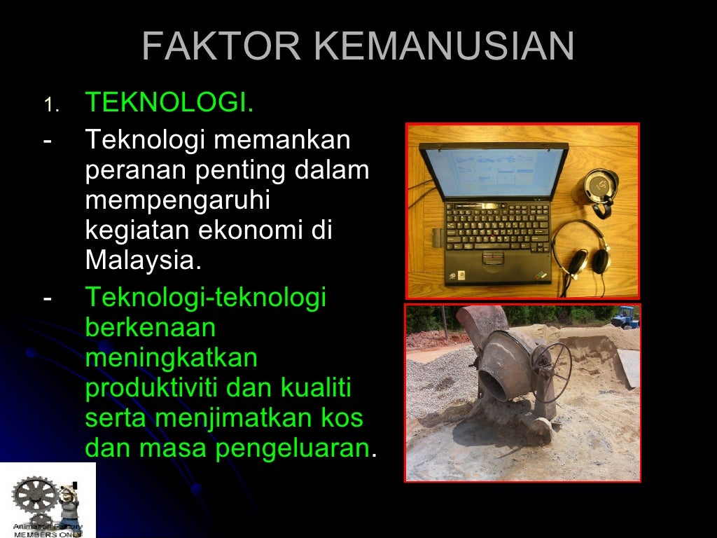 Unit 12 faktor yang mempengaruhi kegiatan ekonomi