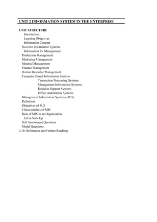 Management Information and Computer Application | PDF