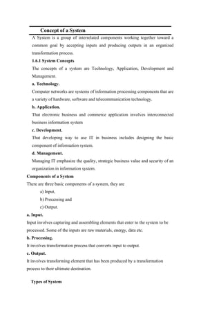 Management Information and Computer Application | PDF