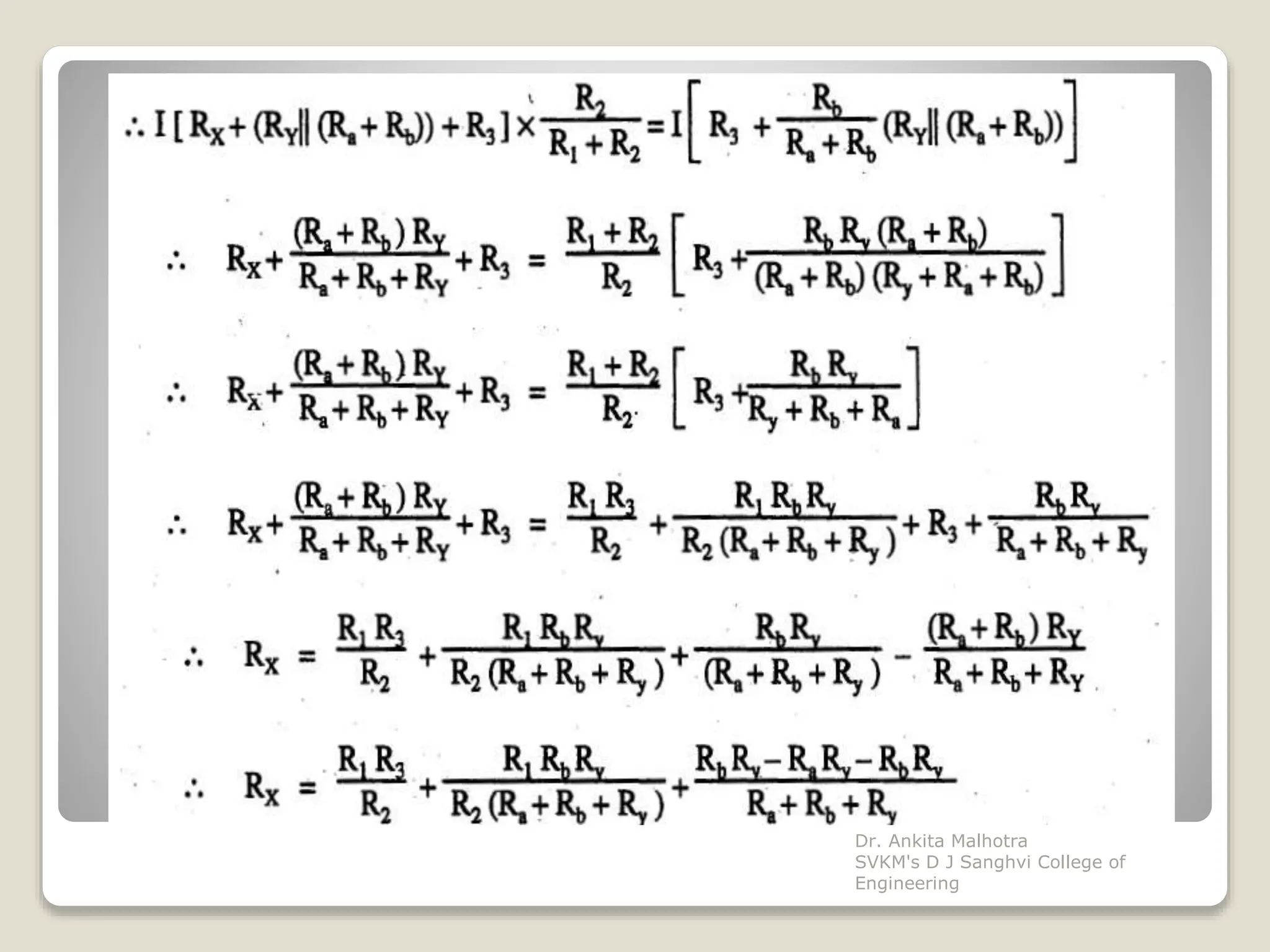 Dr. Ankita Malhotra
SVKM's D J Sanghvi College of
Engineering
 