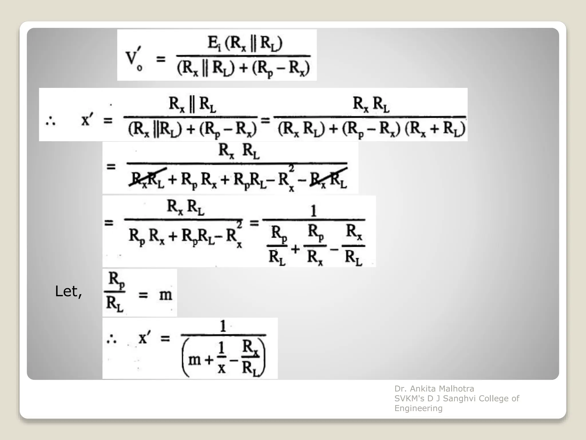 Let,
Dr. Ankita Malhotra
SVKM's D J Sanghvi College of
Engineering
 