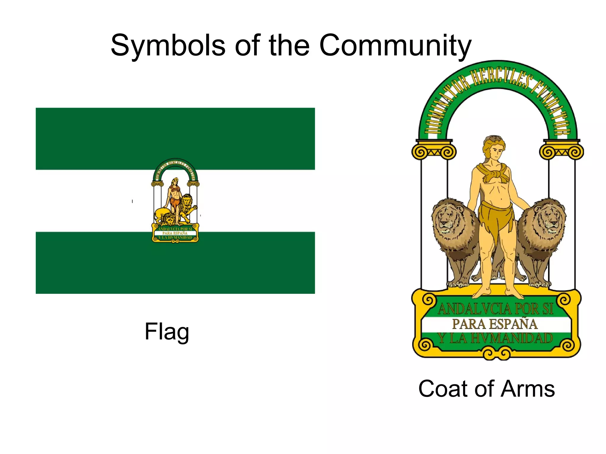 Symbols of the Community Flag Coat of Arms