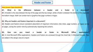 Comprehensive Guide to Document Layout, Styles, and Image Editing for ...