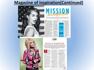 Magazine of inspiration(Continued)
 