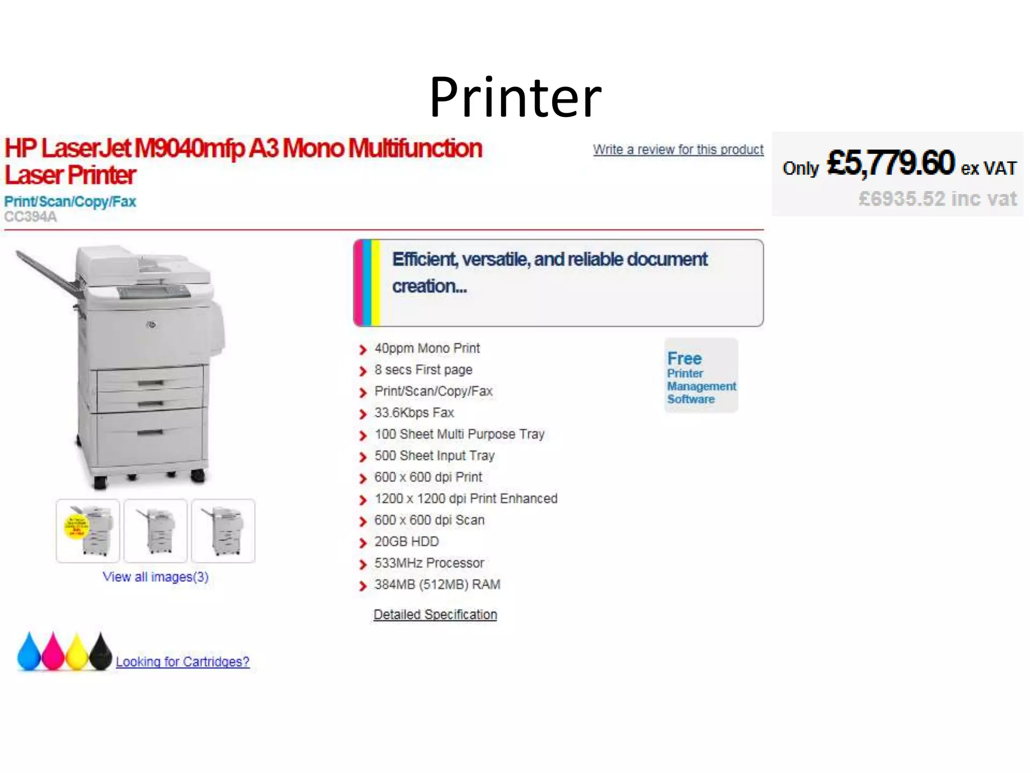 Printer
 
