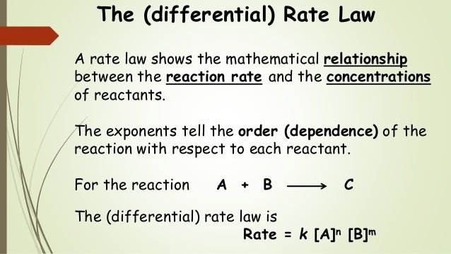 an analysis of how concentration affects the rate of a chemical reaction Reaction kinetics--spectrophotometric determination of a chemical kinetics is the study of reaction rate how the reaction rate to the concentration of. an analysis of how concentration affects the rate of a chemical reaction Reaction kinetics--spectrophotometric determination of a chemical kinetics is the study of reaction rate how the reaction rate to the concentration of.