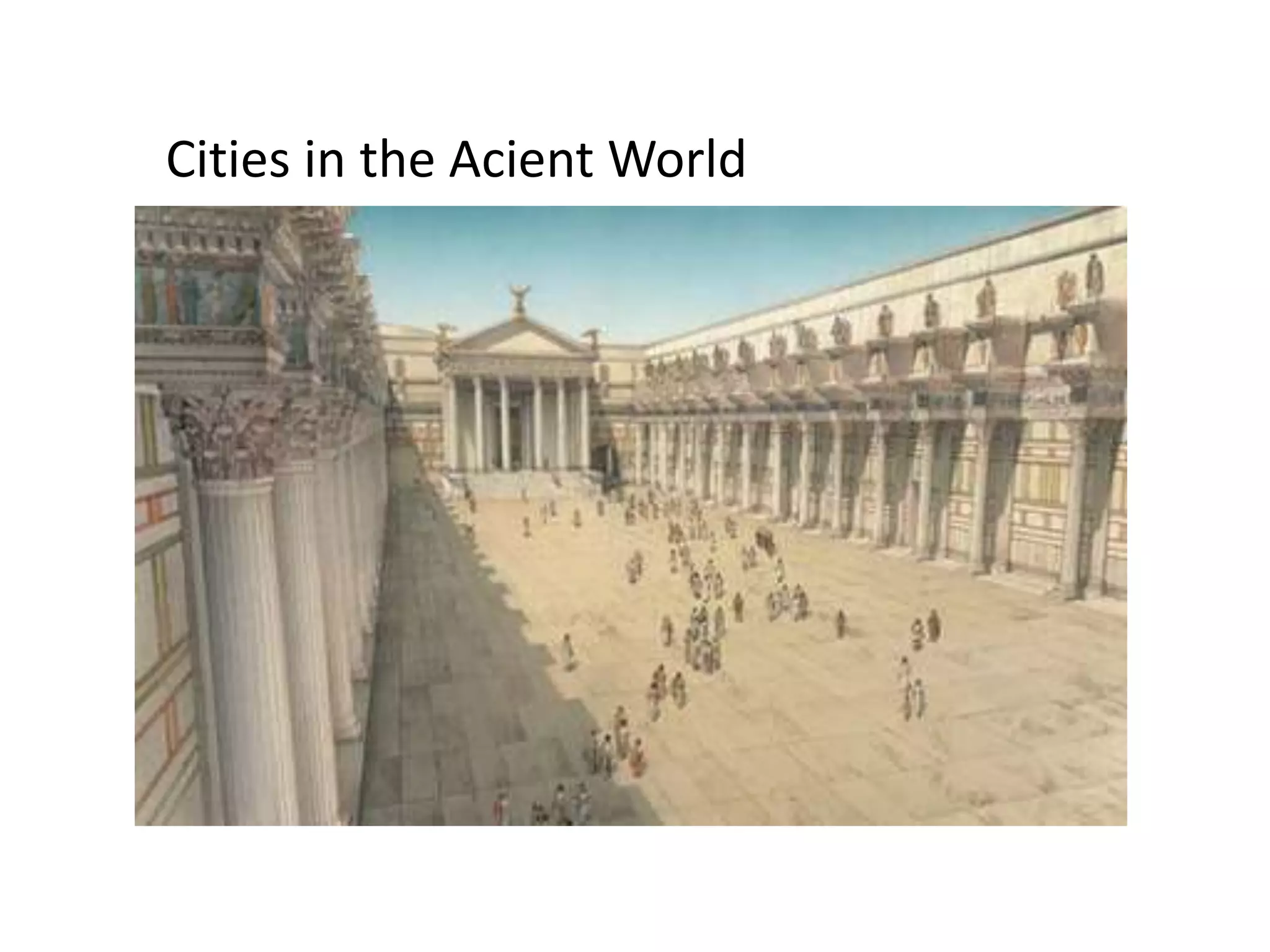 Cities in the Acient World