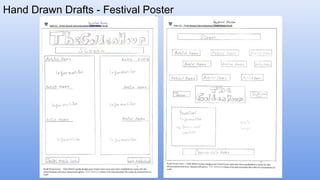 Hand Drawn Drafts - Festival Poster
 