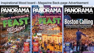 Inspirational Mood board - Magazine Back-page Advertisement
 