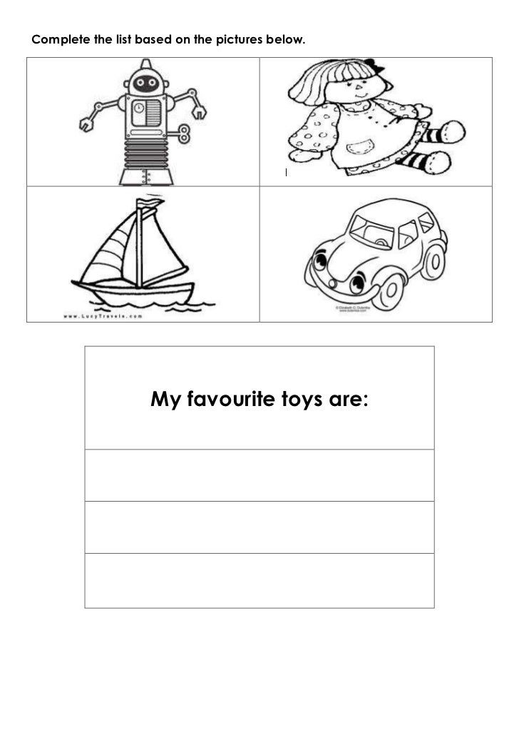 Unit 15 my favourite toys