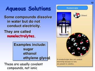 Electrolytes in the BodyCarry messages to and from the brain as electrical signals