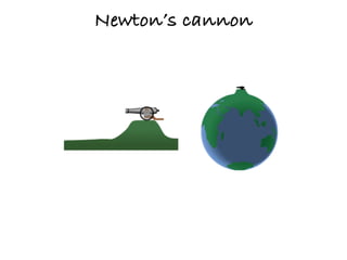Newton’s cannon
 