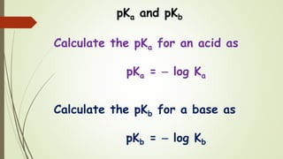 Chem 2 - Acid-Base Equilibria VII: Conjugate Acid/Base Pairs and ...