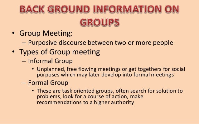 types of meetings in a company pdf