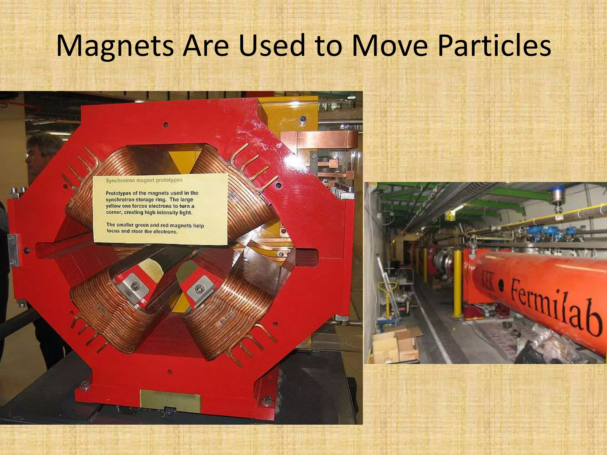 Magnets Are Used to Move Particles