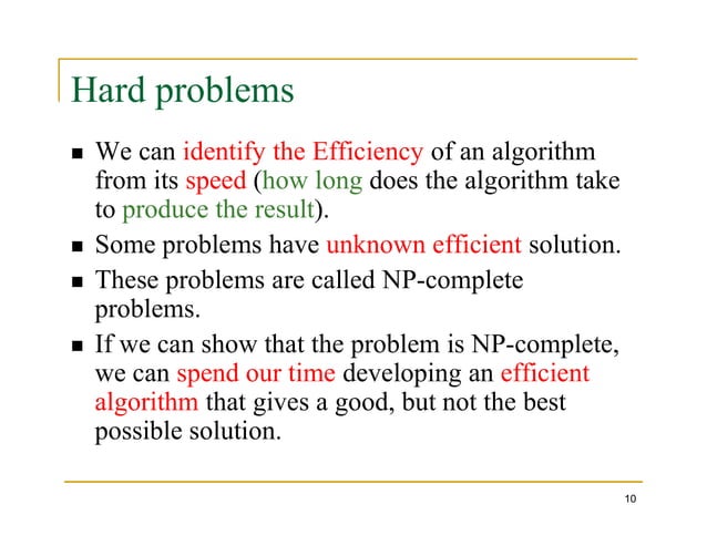 CP4151 Advanced data structures and algorithms | PPT