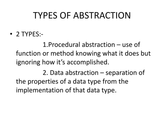 Unit 1 abstract data types | PPT | Free Download