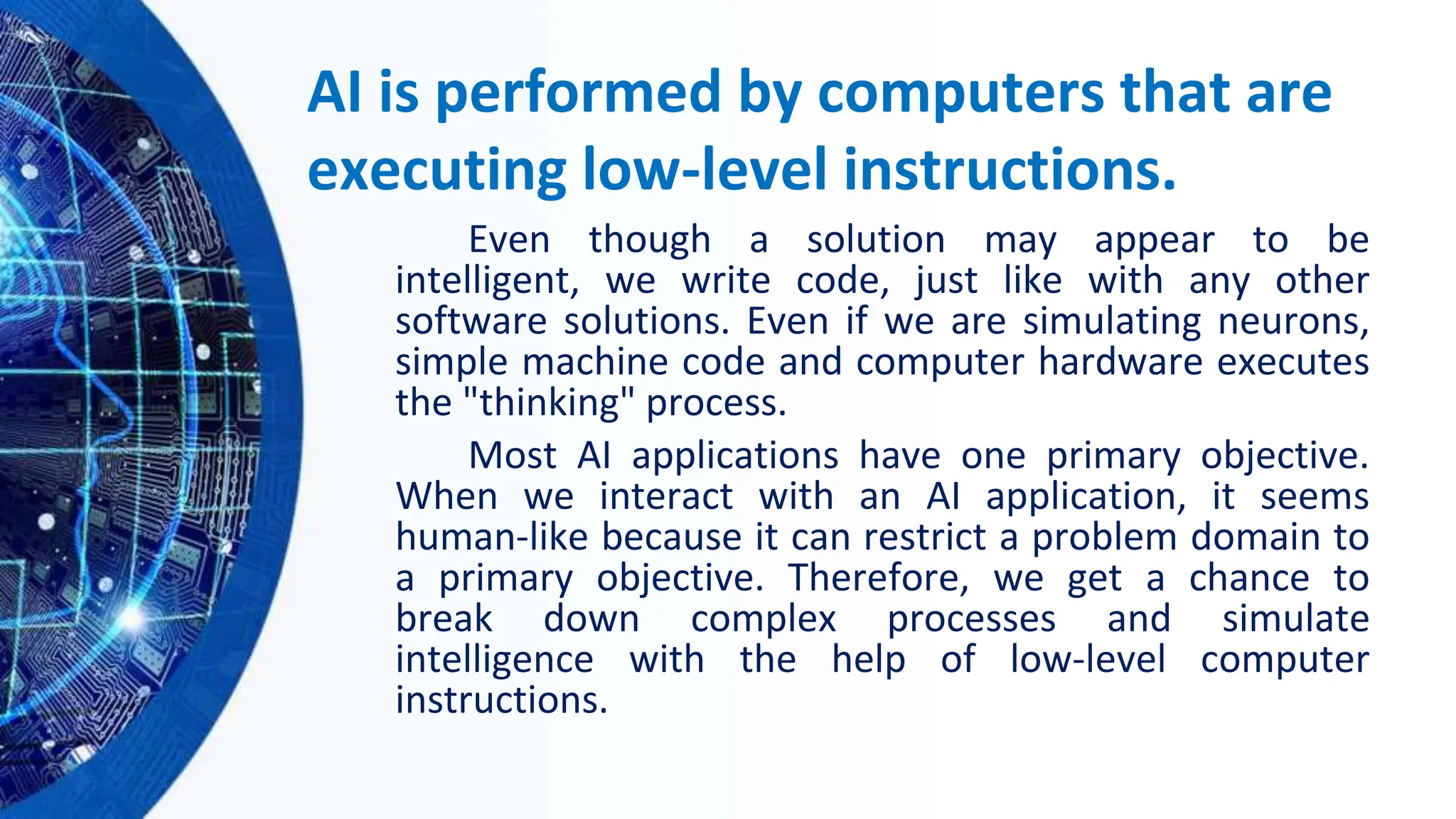 INTRODUCTION TO ARTIFICIAL INTELLIGENCE AND MACHINE LEARNING | PPT