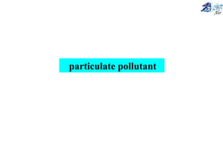particulate pollutant
 