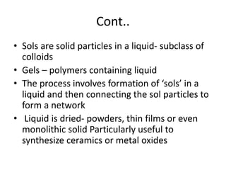 Synthesis of Nanomaterials | PPTX