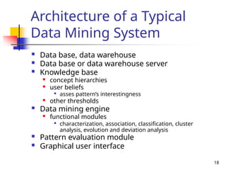 Data Base Tech Introduction to Data Mining and Data Warehousing | PPTX