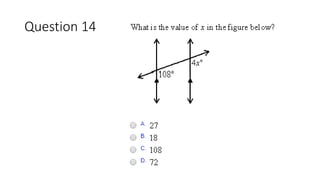 Question 14 
 