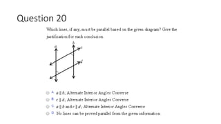 Question 20 
