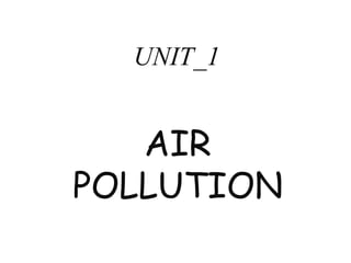 UNIT_1
AIR
POLLUTION
 