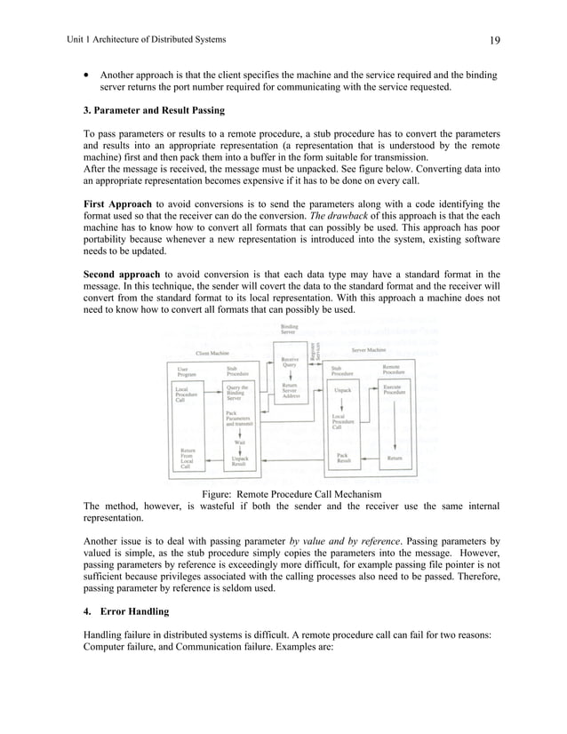 Unit 1 architecture of distributed systems | DOC