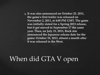 Grand Theft Auto V (Video Game 2013) - “Cast” credits - IMDb
