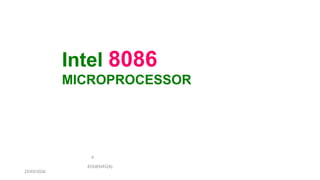 Unit 1 B microprocessor and microcontroller | PPTX