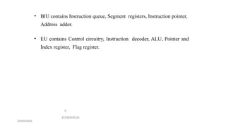 Unit 1 B microprocessor and microcontroller | PPTX