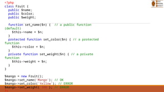 introduction to php and its uses in daily | PPTX