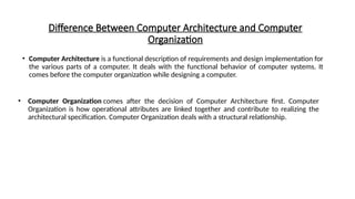 Detailed presentation covering basic structure of computer from ...