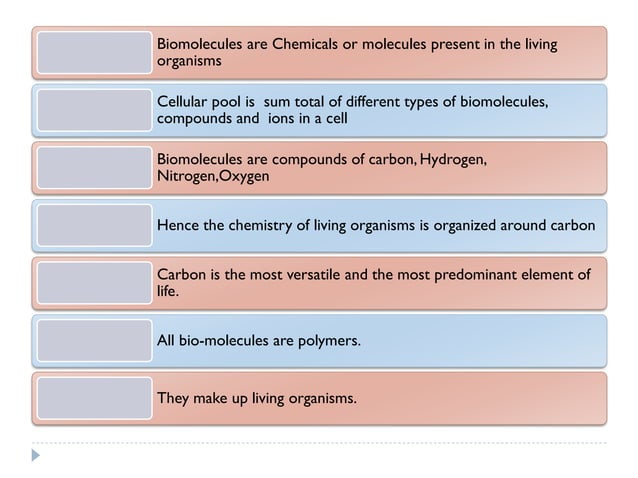 Unit 1 biomolecules | PDF