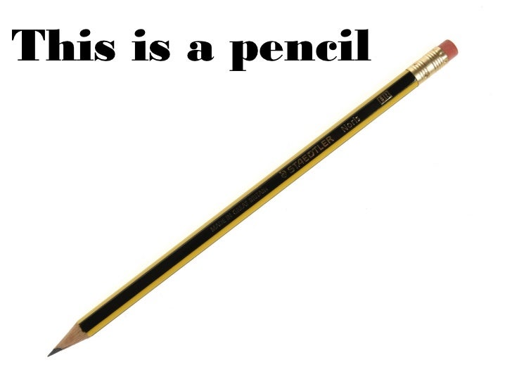 this is a pencil
