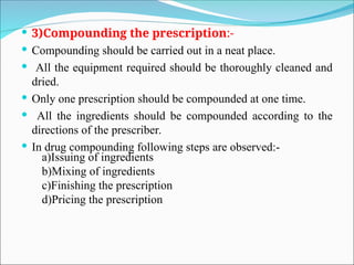 Compounding Drug Example UNIT 1B PRESCRIPTION IN PROFESSION OF PHARMACY.ppt