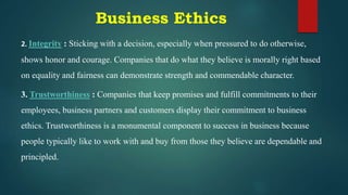 Unit 1 business ethics an overview | PPTX