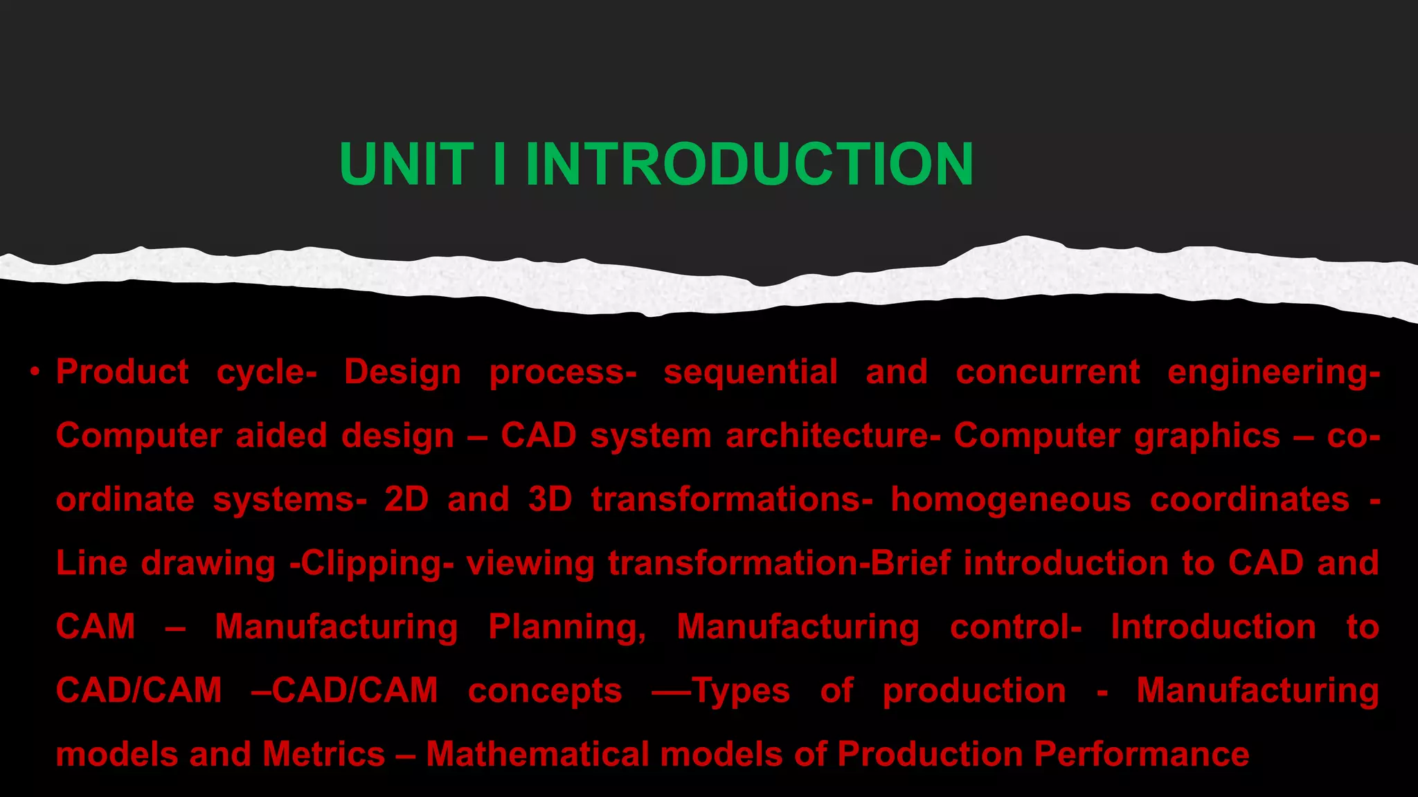Introduction to CAD/CAM | PPT