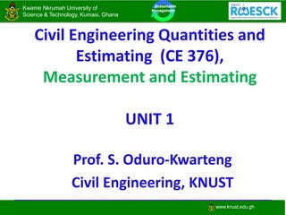 Unit 1 CE 376 Measurement and CESMM4 2020.pdf