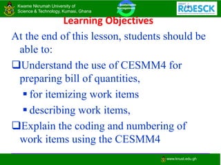 Unit 1 CE 376 Measurement and CESMM4 2020.pdf