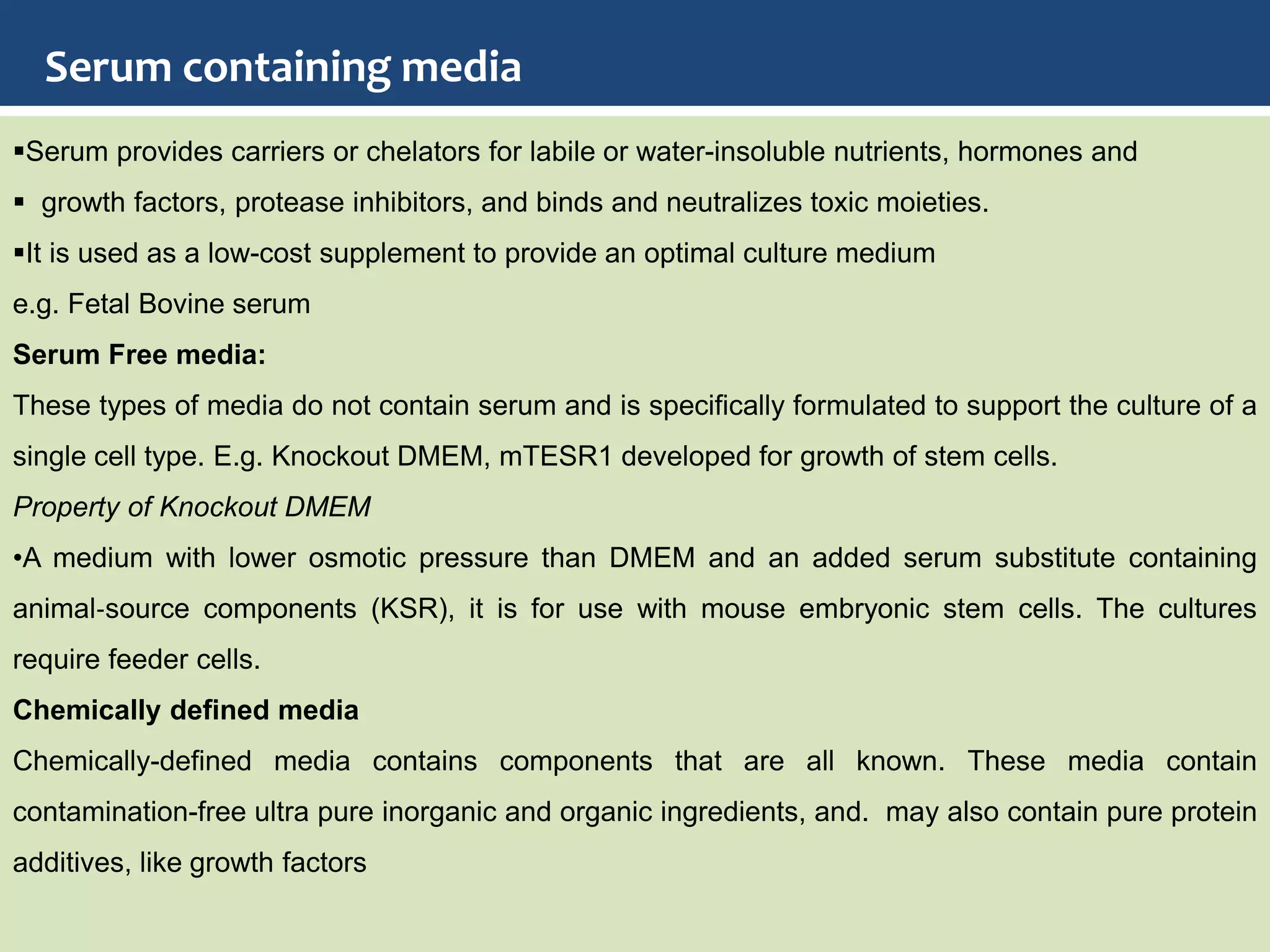 5. Cell culture media | PPT