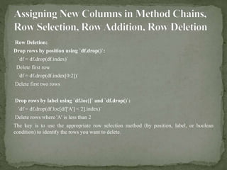 Df Drop Rows Unit 1 Ch 2 Data Frames digital vis.pptx