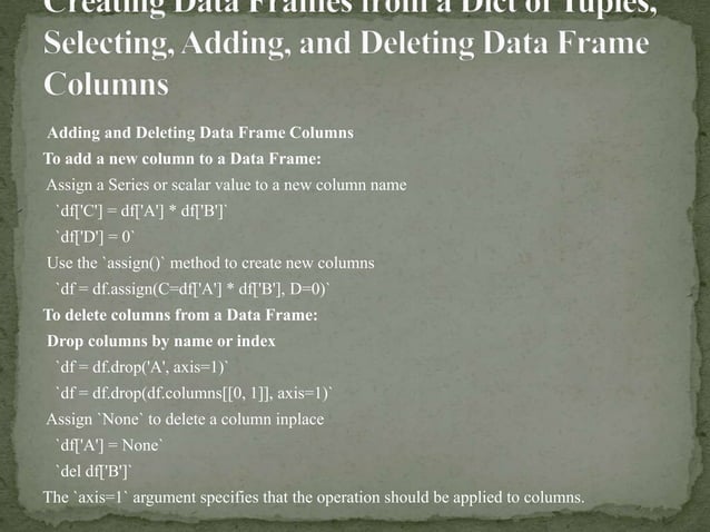 Unit 1 Ch 2 Data Frames digital vis.pptx | Programming Languages ...