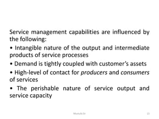 Intangible Service/product Unit 1 chap1 it service management | PDF