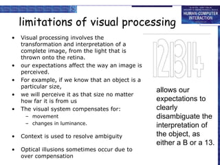 Limitations Visual Human Computer Interaction Unit 1 Chapter 1 Presentation.ppt