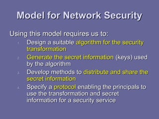 Cryptography and Network Security Course | PPT