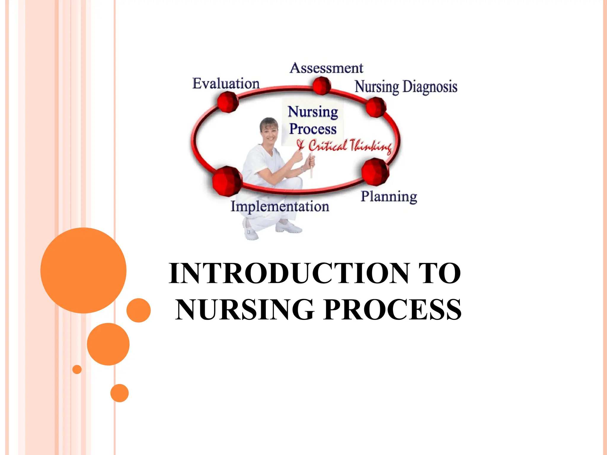 INTRODUCTION TO
NURSING PROCESS
 