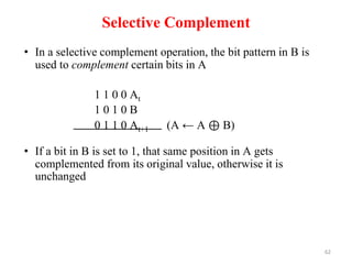 Selective Complement unit1COA Computer Organisation and Architecture | PPTX